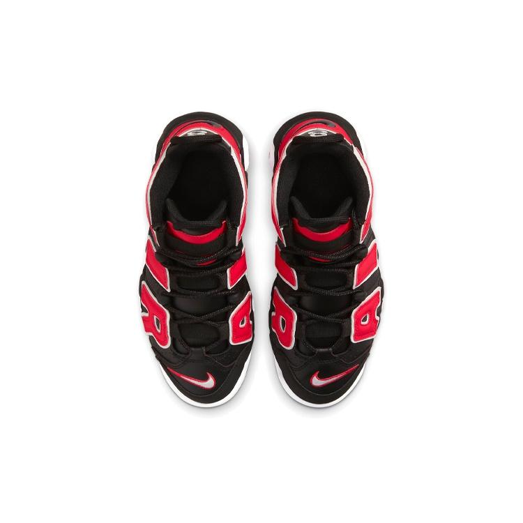 (GS) Nike Air More Uptempo 'Black University Red' Kids' DM3190-001