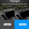 For Ford Escape/Kuga 2013-2016 Real Carbon Fiber Sticker Center Console Top Panel Cover Trim Car ide decorative Accessories