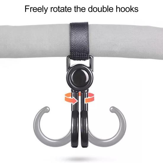 Yousheng Electric Bike Hook Strong Load-bearing Adjustable Fastener Tape Design Simple Installation Multifunctional Universal Double Hook