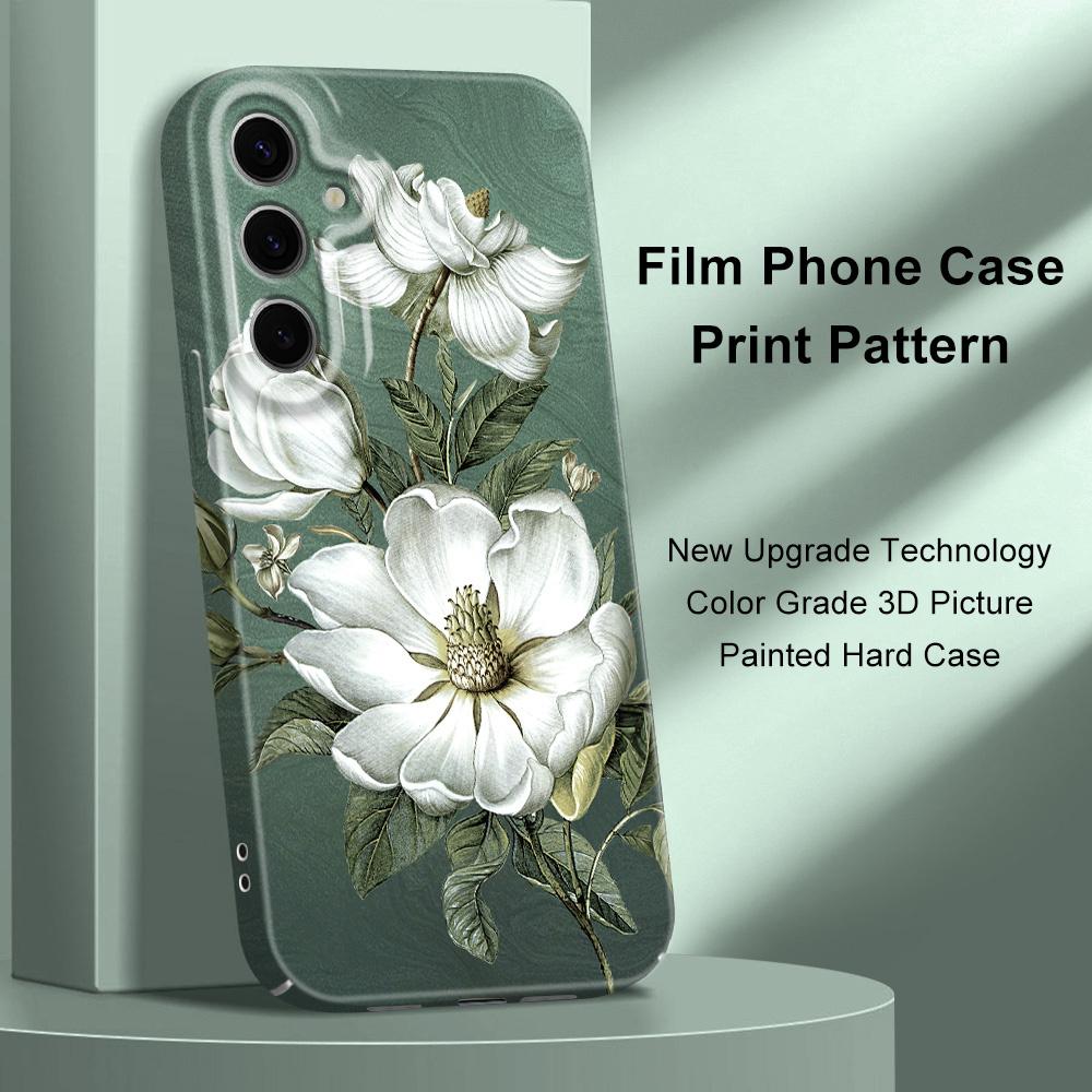 Gorgeous Magnolia Phone Case For Samsung Galaxy S25 S24 S23 S22 S21 S20 Plus Ultra FE 5G Film Hard Cover