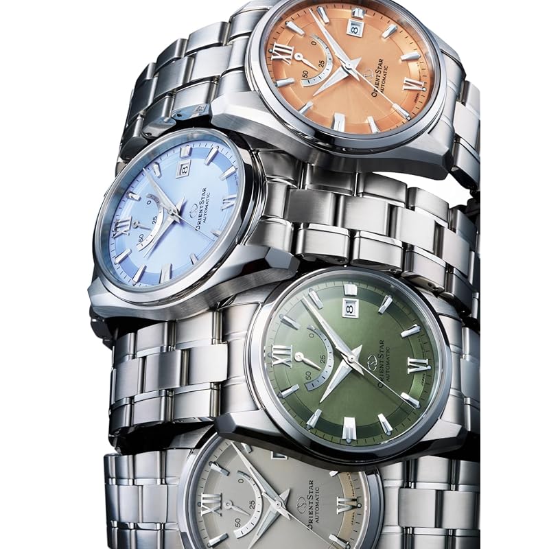 Orient Star RK-AU0108G Men's Automatic Watch with Contemporary Date, Mechanical Movement, Made in Japan, 2-Year Manufacturer's Warranty, Copper