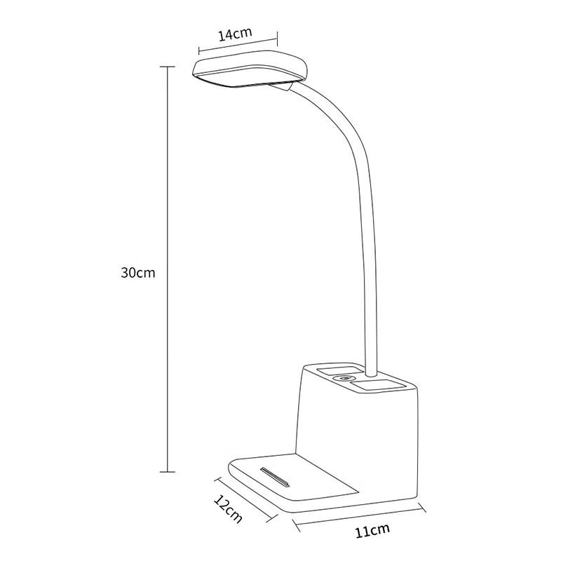 ChaoWei Rechargeable LED Desk Lamp with Pen Holder