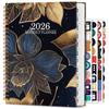 2026 Cross-Border English Flower Planner: Daily Schedule, Work Efficiency, Christmas Gift