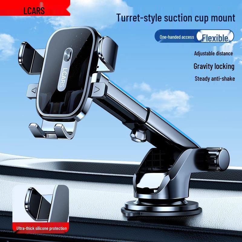 Universal 2025 Mobile Phone Car Mount with Suction Cup for Dashboard Console Navigation