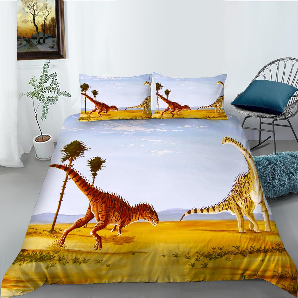 Polyester Bedding Two Or Three-Piece 3D Digital Printing Dinosaur Series