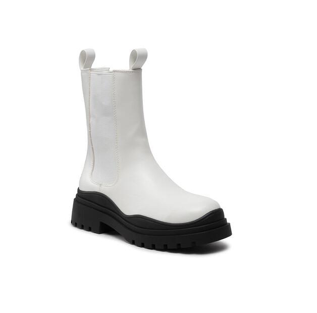 Ботинки челси DeeZee ZAL90152-1 белые