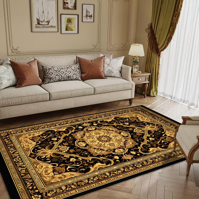 Persian Luxury Retro Carpet Living Room Large Size Rug Non-slip Coffee Tables Mat Home Decoration Bedroom Lounge Rug Tapis Salon