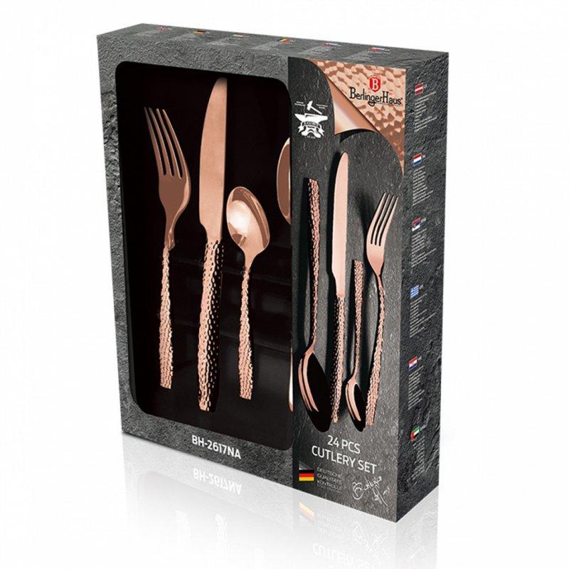 Sztućce 24 Elem. Berlinger Haus Bh-2617 Rose Gold
