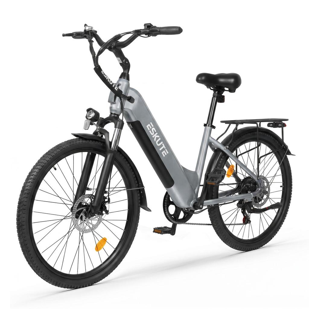 ESKUTE C202 Elektrisches Citybike, 250W Motor, 48V 17.5Ah Abnehmbarer Akku