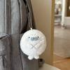 Metal Ring Seal Plush Keychain Bag Charms Seal Plush Key Ring Seal Doll Pendant  Women Girls