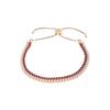 Swarovski Rose Gold Double Row Diamond Soft Sparkling Bracelet Women jewelry 5224179