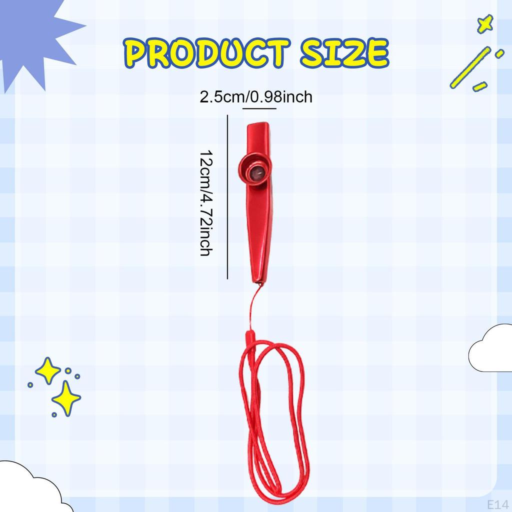 Flöte Musikinstrument Gitarrenpartner, Leichtes Mundstück mit Membranen für Aufführung