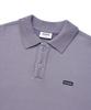 COVERNAT Knit Collared Sweatshirt Lavender