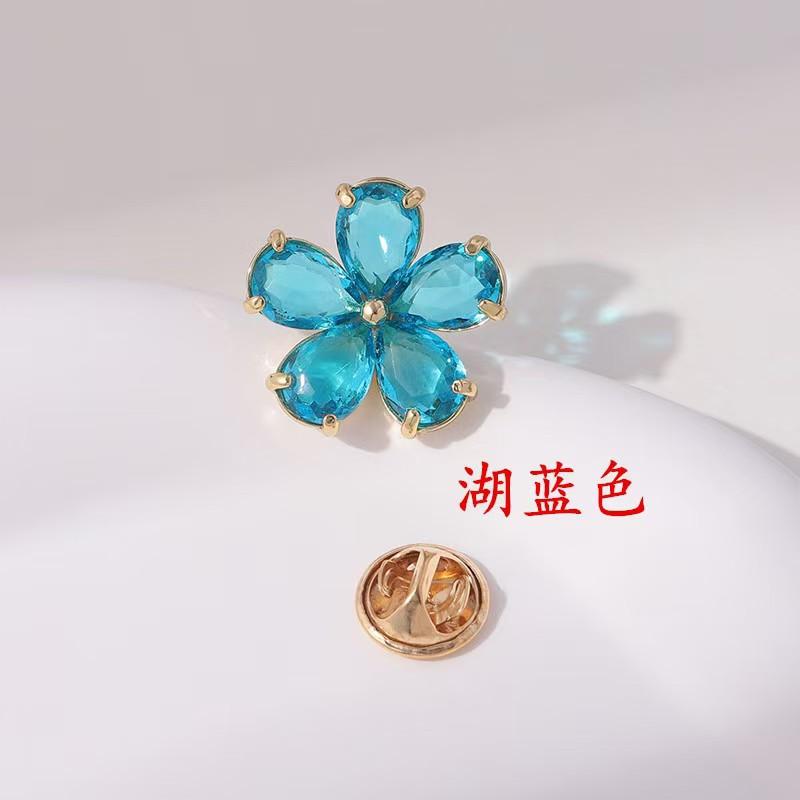 Men's Suit Brooch Groom Wedding Collar Flower Korean Version Wedding Collar Pin Suit Pin Brooch Simple Badge Accessories