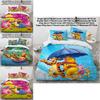 Pooh Bear Children Bedding Set With Active Dyeing For Toddler Bed Decor