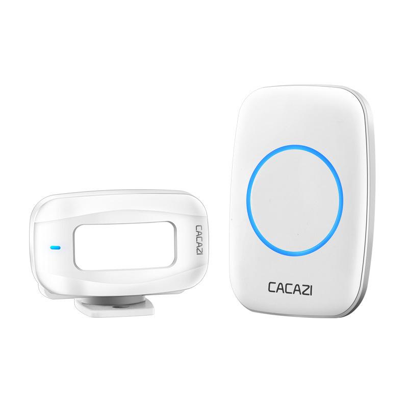Commercial Doorbell Sensor: Welcoming Voice Reminder for Shop Entrances 1 Sensor + 1 Receiver