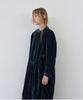 Nokeontencheu 124. Velvet Asymmetrical Long Dress_Navy