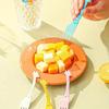 Plastic Fruit Forks, Dessert Forks for Home Kitchen, Suitable for Wedding, Party, Gift, Birthday
