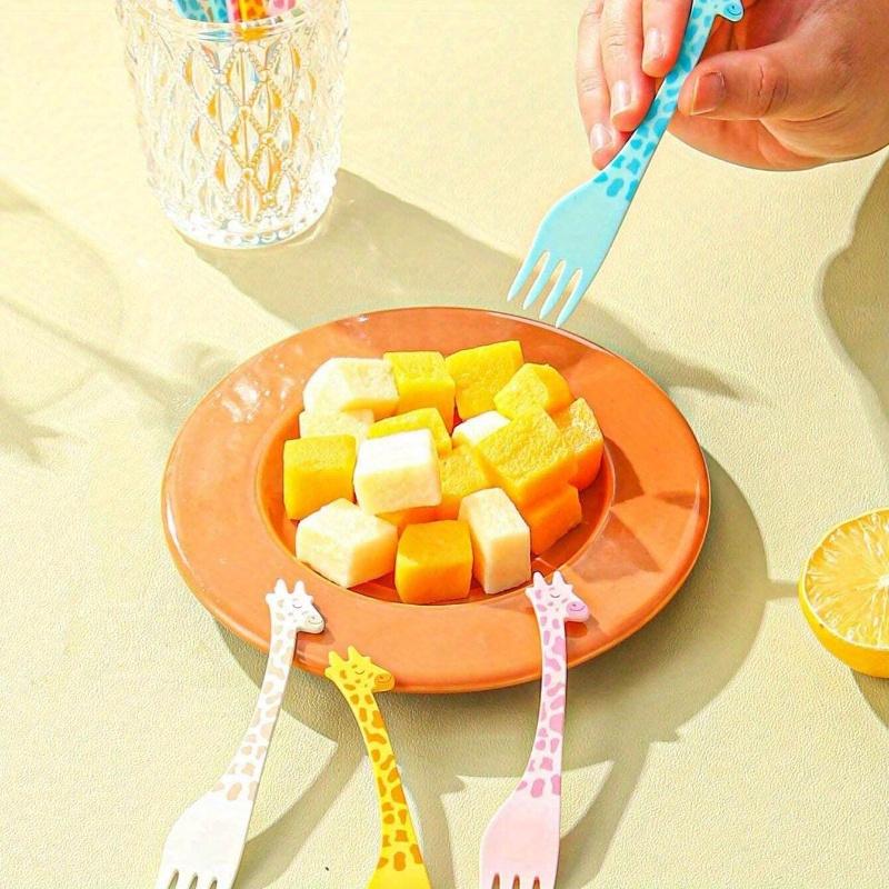 Plastic Fruit Forks, Dessert Forks for Home Kitchen, Suitable for Wedding, Party, Gift, Birthday