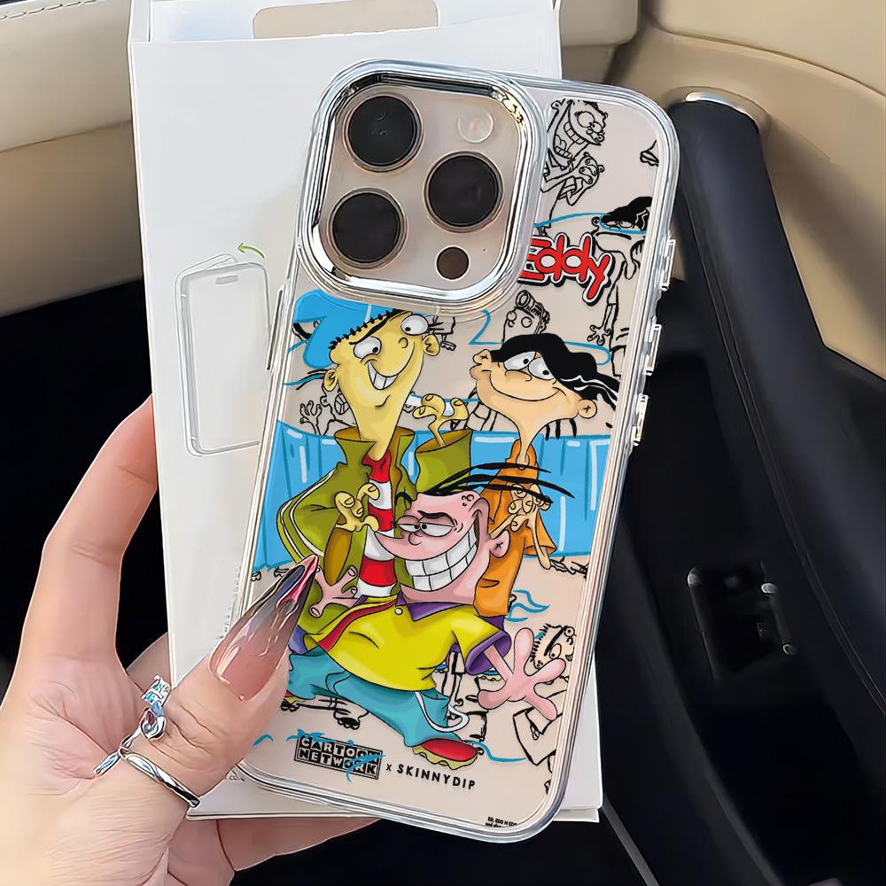Funda de Teléfono E-Ed Edd N Eddy para Samsung Galaxy S25 S24 S23 S22 S21 S20 Note20 FE Ultra Edge Plus 4G 5G Transparente Suave
