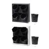 Space Efficient Plastic Frame Planter Hanging Flower Pot For Indoor Greeneries And Personality Wall Decorations