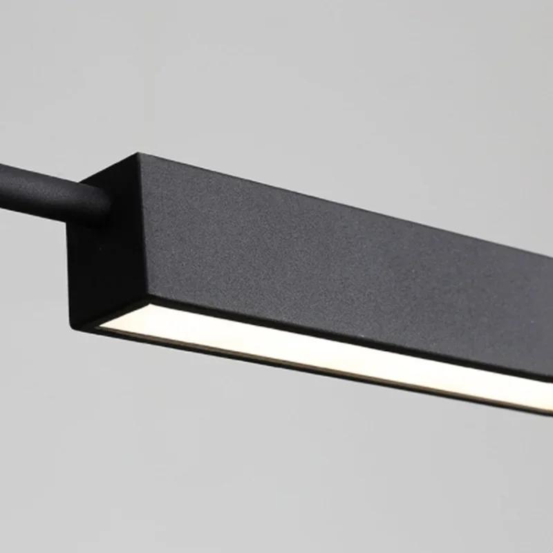 Modern minimalist LED pendant light black dining table restaurant spotlight pendant light Nordic design home decoration lighting