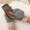 Screen Touchable Winter Gloves Knitted Wool Glove Bracers Casual Hand Warmer  for Woman Winter Warm