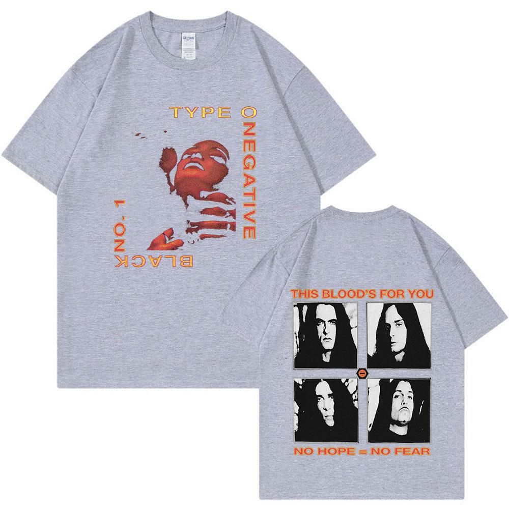 Rocková kapela Type O Negative Bloody Kisses Pánské Dámské Gotický Metal Vintage Hip Hop Trička s krátkým rukávem 100% bavlna