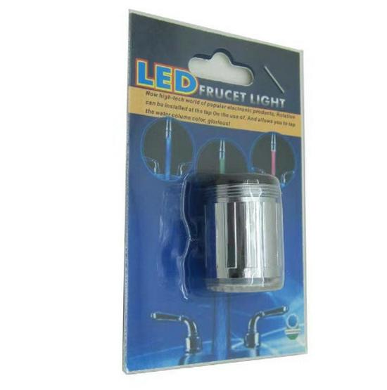 LED-owy Aerator do Kranu Zmieniający Kolor - Jednokolorowy, Siedmiokolorowy lub Kontrolowany Temperaturą z Ochroną przed Rozpryskiwaniem, Wodooszczędnym Designem