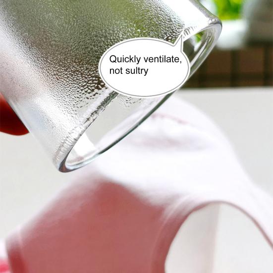 Women Panties Solid Color Abdomen Lady Mesh Stretchy Briefs for Postpartum