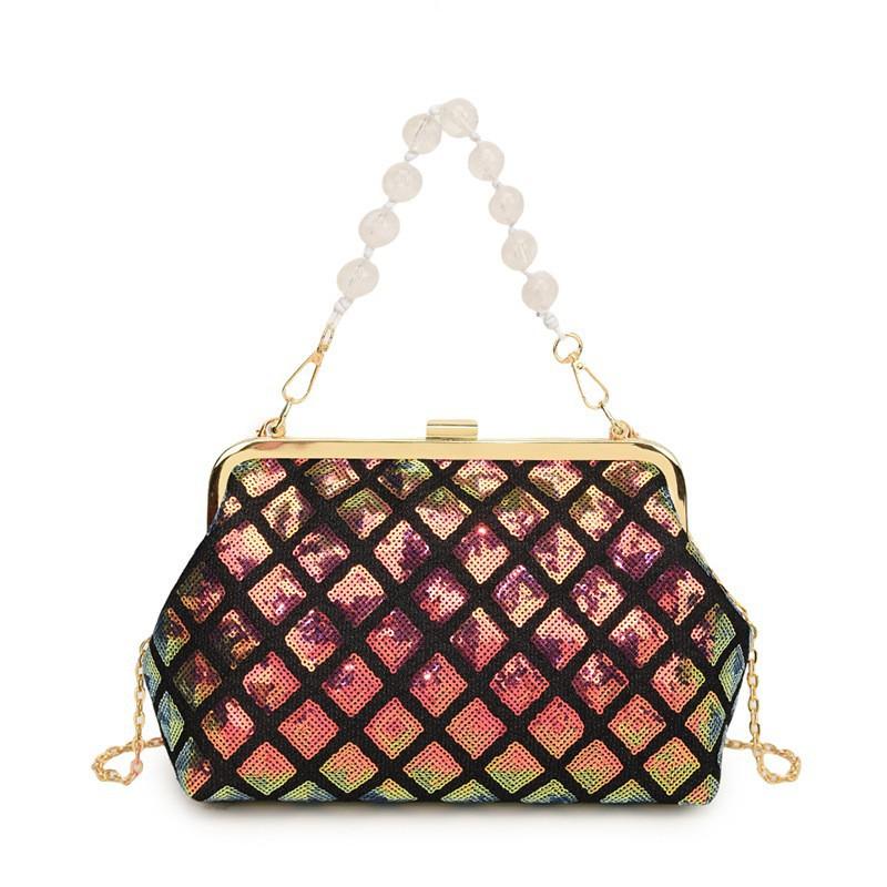 

Women s Bag Niche Shining Celebrity Shell Temperament All-matching Banquet Hand Cross-body