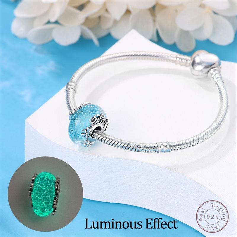 100% Copper Ocean Sparkling Zirconia Charm Beads 3Mm Diy Holiday Fine Jewelry Gift Making