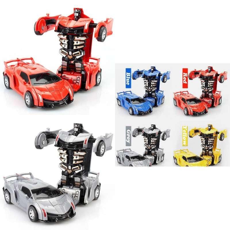 Premium Quality Transforming Collision Car For Children Ideal Gift In Bright Colors