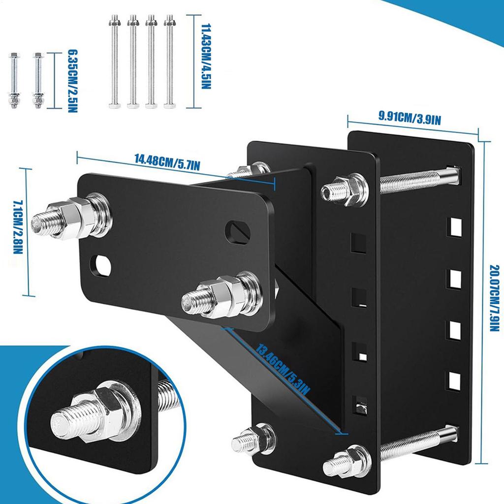 Suport roată de rezervă pentru remorcă - Suport roată de rezervă din oțel carbon Suport roată de rezervă pentru camion RV Depozitare călătorie Transport Esențial pentru călătorie pe șosea