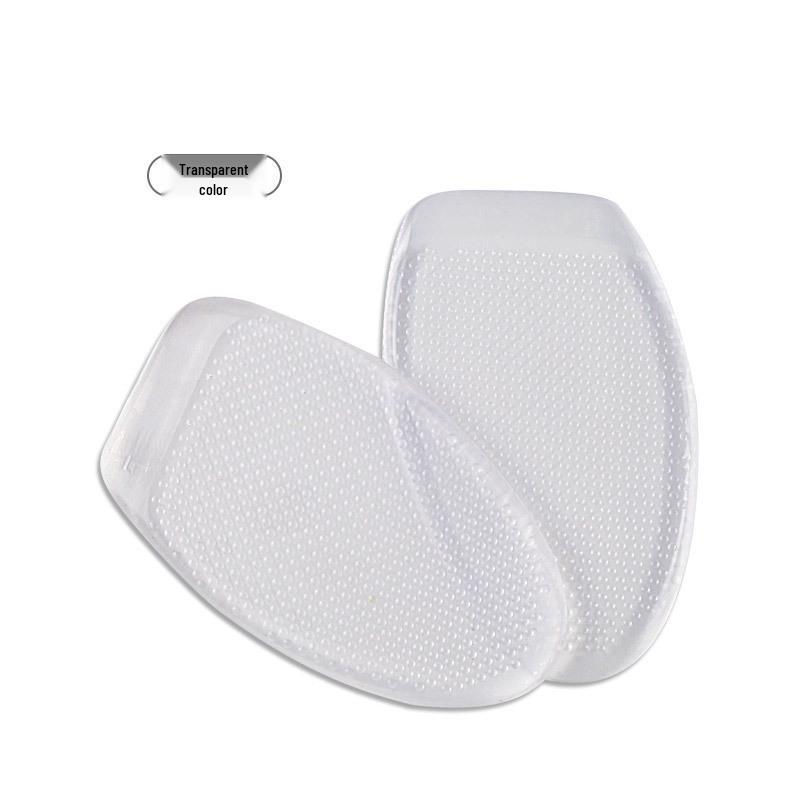 Thickened Gel Forefoot Pad: Unisex Half-Size, Transparent Insole for High Heels