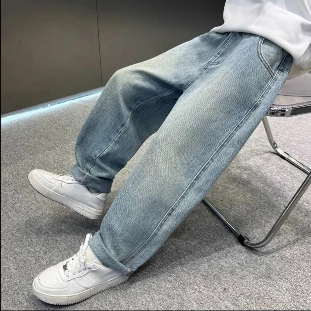 Children's Clothing Boys' Pants Spring Jeans Korean Loose and Fashionable Niche Designer Style