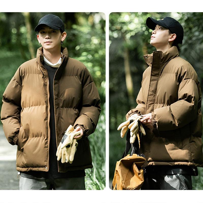 Winterjacken Leicht Warm Entendaunen Gefüllt Verdickt Kältefest Warm Winddicht Wasserdicht Outdoor Sport Baumwollmäntel Plus Samtjacken