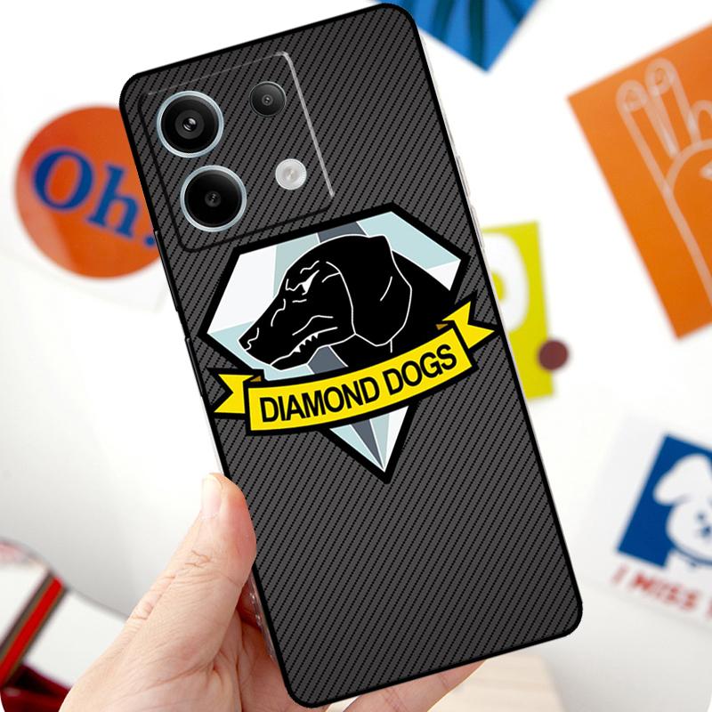 Metal Gear Solid Funda For Xiaomi Redmi Note 13 10 11 12 14 Pro 11S 12S Case For Redmi 15 12C 13C 14C 10C 15C