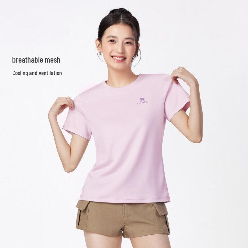 CAMEL Women's Outdoor Quick-Dry Short Sleeve T-Shirt