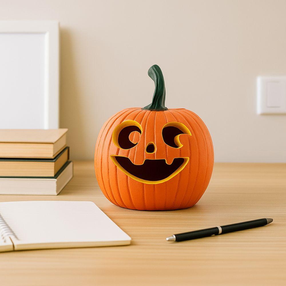 Multi-Color Harvest Festival Ornaments Hollow Pumpkin Statue Halloween Pumpkin Ornaments  Autumn