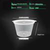 Disposable 100ml Plastic Sauce Containers with Lids