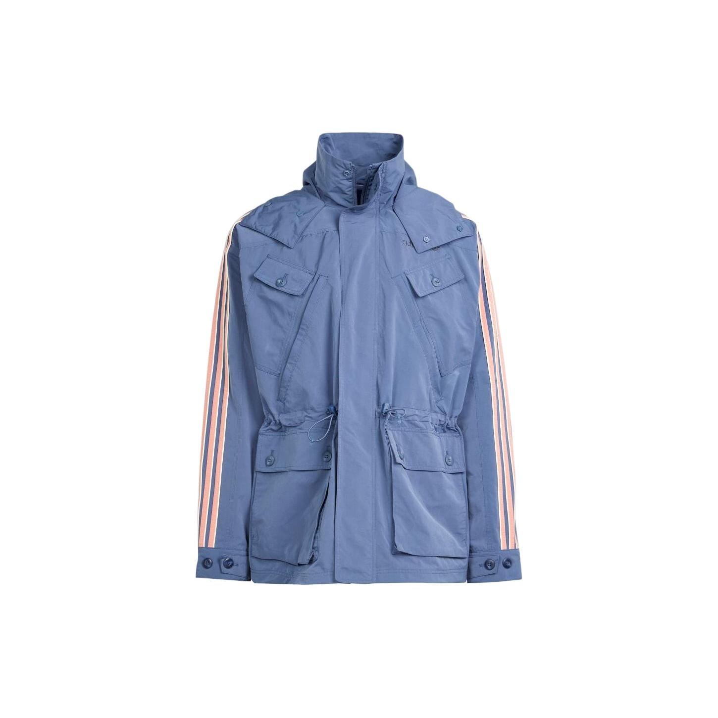 Мужской тренч Adidas Originals Синий IR9397 L