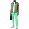 STONE ISLAND Solid Color Logo Zip Hoodie Men Hoodies Green 771564320-V0058
