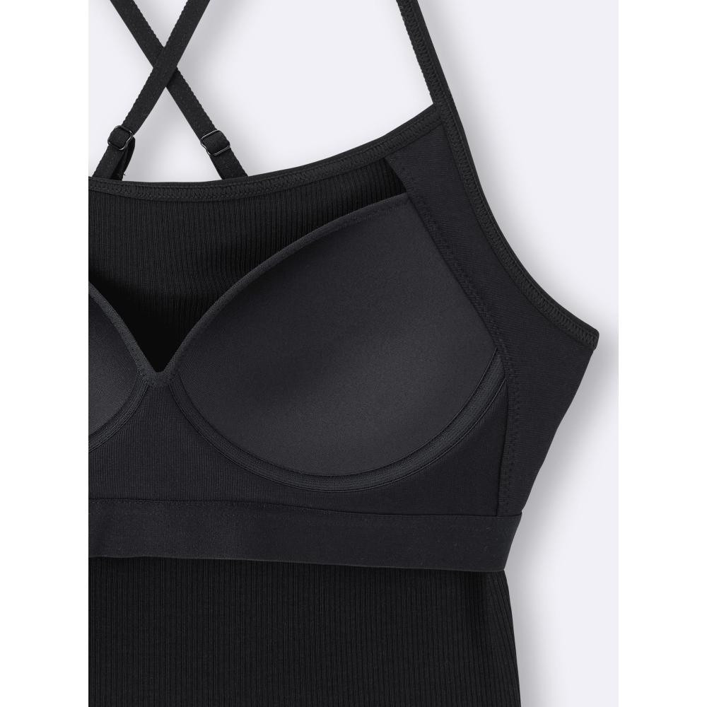 GU by Uniqlo Bra Feel 2 Way Cropped Camisole