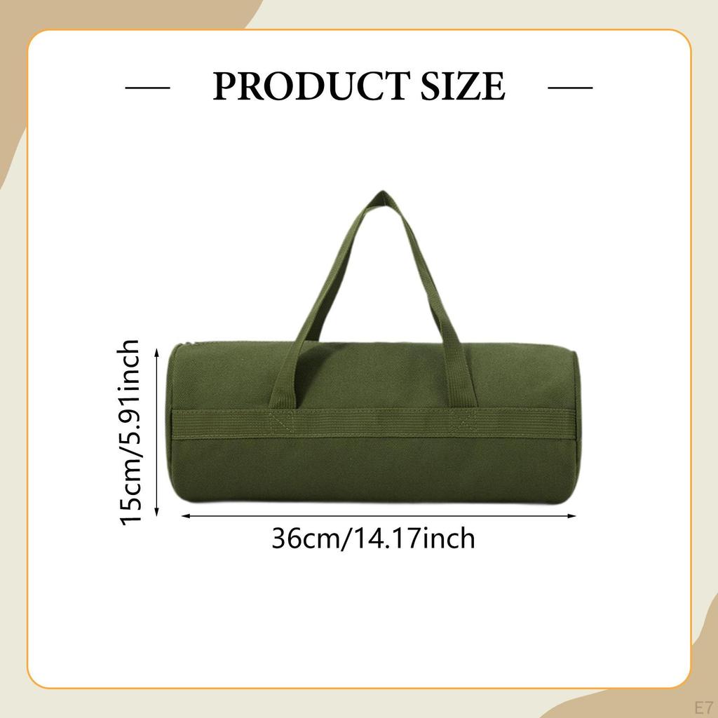 Tent Stakes Bag Camping Equipment Storage Case for Picnic Travelling Black