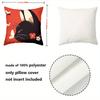Cute Cat Pattern Throw Pillows For Home Decor Polyester pillowcase, sofa decorative cushion cov Headboard Pillow