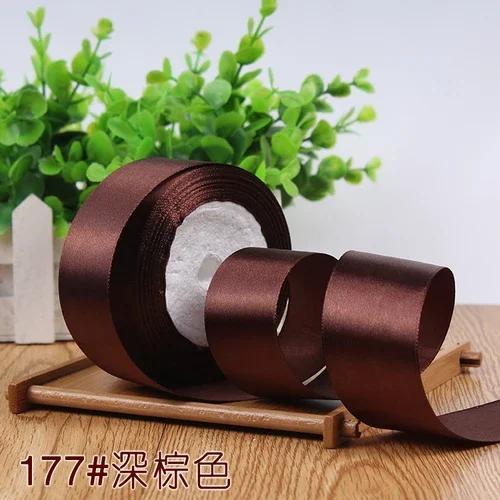 25yard 6mm 10mm 15mm 20mm 25mm 40mm 50mm Silk Satin Ribbons for Crafts Bow Handmade Gift Wrap Party Wedding Coth DIY Decorative