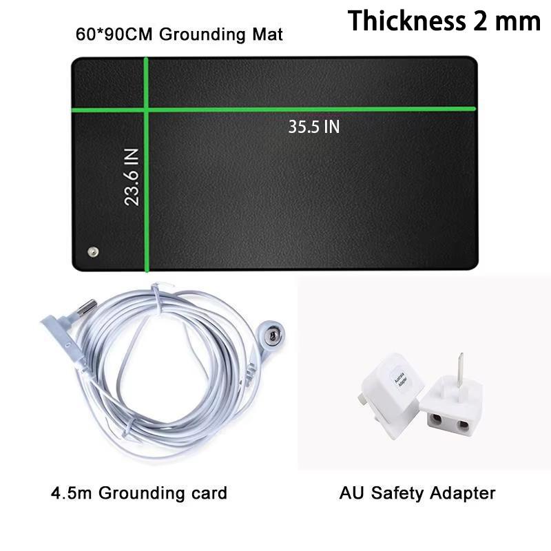 Grounding Mat for Improving Sleep, Grounding Pad for Health, Grounding Bed Mat with Grounding Cord for Better Working (35.5 * 23.6inch)