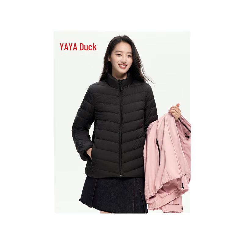 Yaya 2025 New Women's Casual Hooded Down Jacket Two-Piece Set