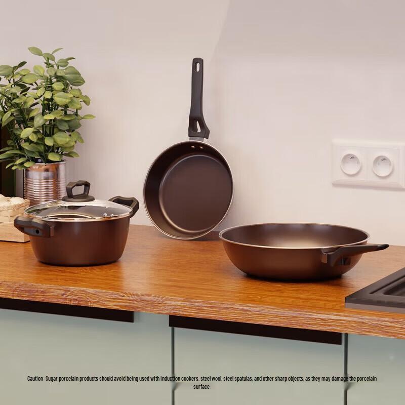 SEMREO Enamel Cookware Set